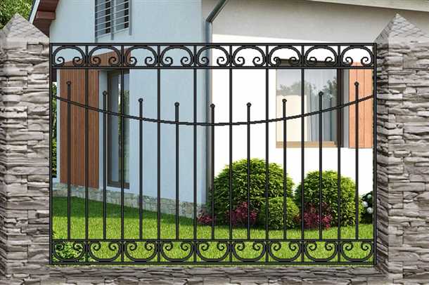 Кованые заборы для дачи виды и преимущества
